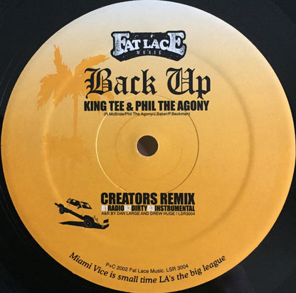 King Tee & Phil Da Agony : Back Up (12")