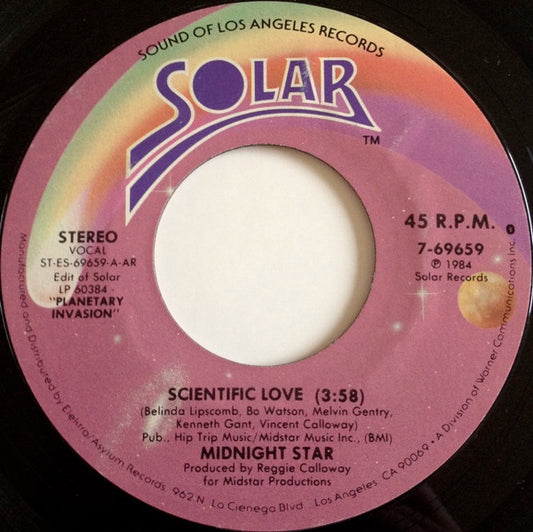 Midnight Star : Scientific Love (7", AR)