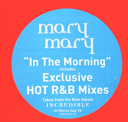 Mary Mary - In The Morning (R&B Mixes) (12")