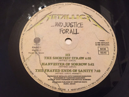 Metallica : ...And Justice For All (2xLP, Album)