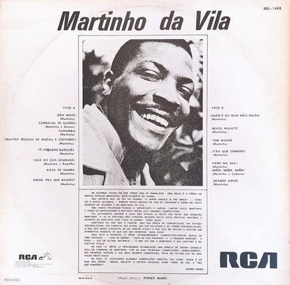 Martinho Da Vila - Martinho Da Vila (LP, Album, Mono, RE)