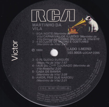 Martinho Da Vila - Martinho Da Vila (LP, Album, Mono, RE)
