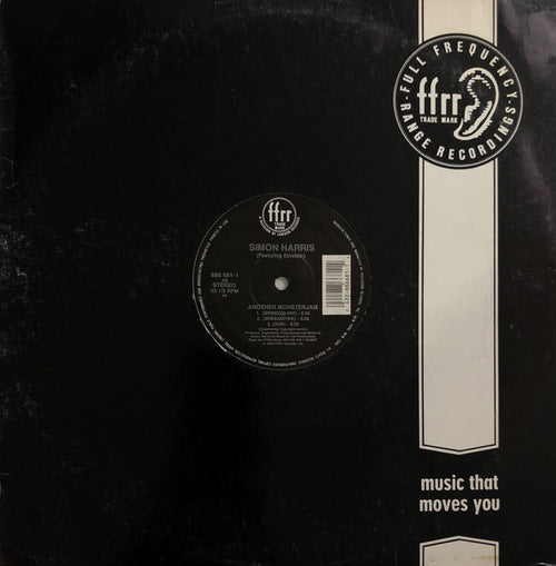 Simon Harris - Another Monster Jam / (I've Got Your) Pleasure Control (12")