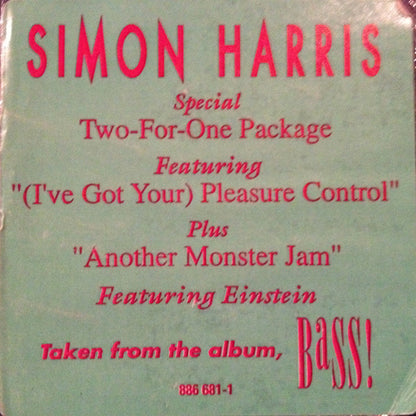 Simon Harris - Another Monster Jam / (I've Got Your) Pleasure Control (12")