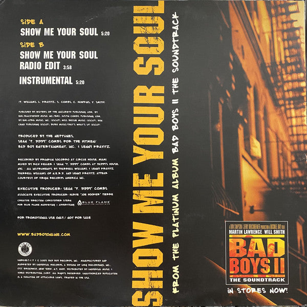 P. Diddy / Lenny Kravitz / Pharrell Williams / Loon - Show Me Your Soul (12", Promo)