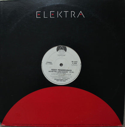 Teddy Pendergrass : Never Felt Like Dancin' (12", Single, Promo)