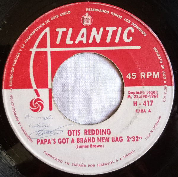 Otis Redding : Papa Tiene Un Nuevo Truco / Guiame (7", Single)