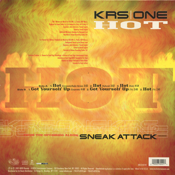 KRS-One : Hot (12")