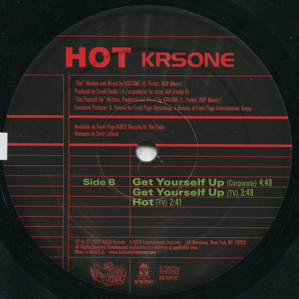 KRS-One : Hot (12")
