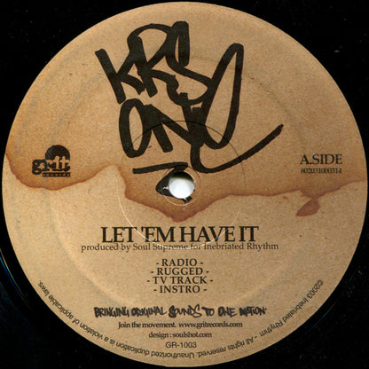 KRS-One - Let 'Em Have It / F*cked (12")