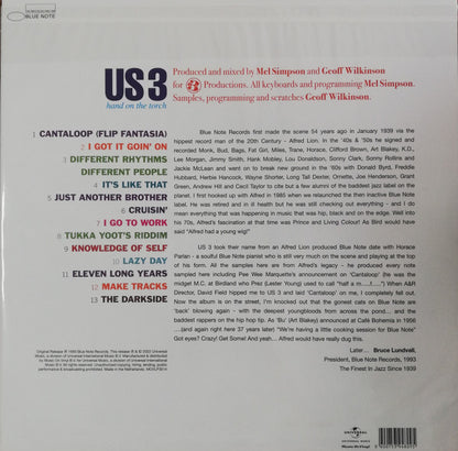 Us3 - Hand On The Torch (LP, Album, RE, 180)