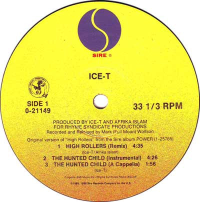 Ice-T - High Rollers (12", Maxi, Spe)