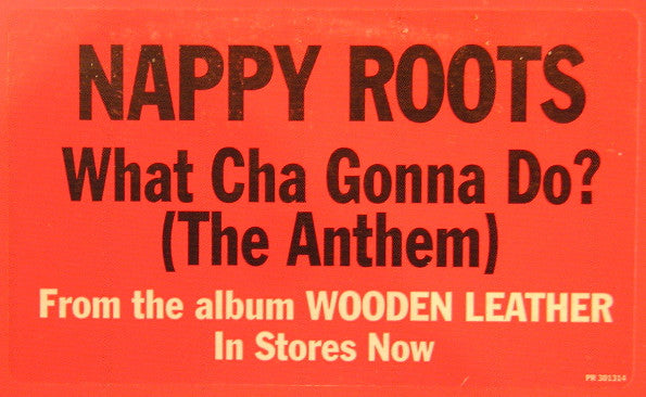 Nappy Roots : What Cha Gonna Do? (The Anthem) (12", Promo)