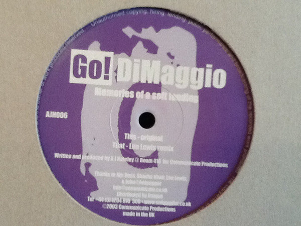 Go! Dimaggio - Memories Of A Soft Landing (12")
