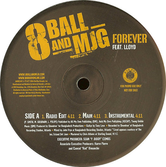 Eightball & M.J.G. : Forever / Confessions (12", Promo)