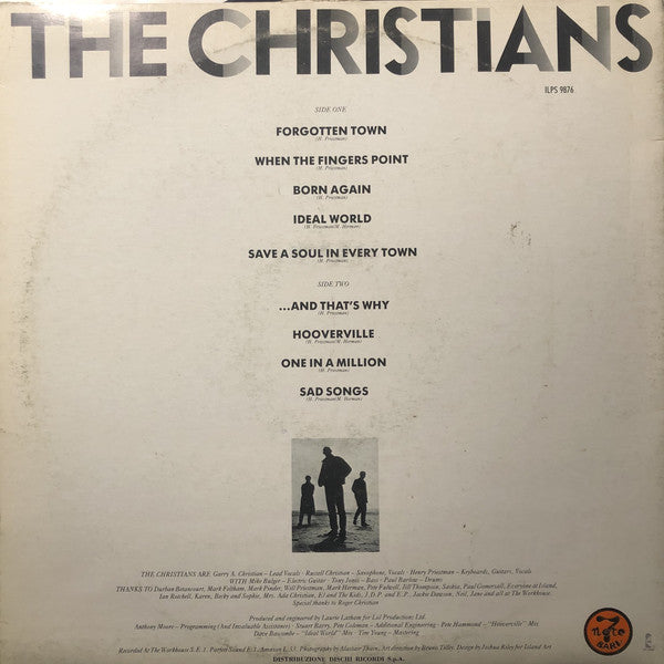 The Christians : The Christians (LP, Album)