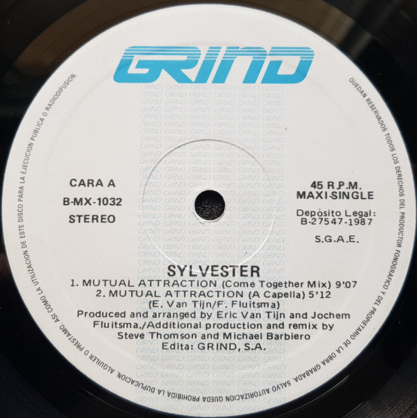 Sylvester : Mutual Attraction (12", Maxi)