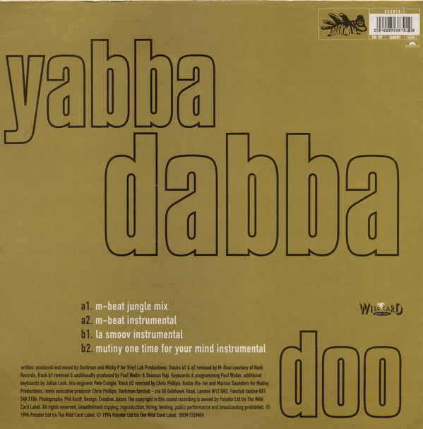 Darkman : Yabba Dabba Doo (12")