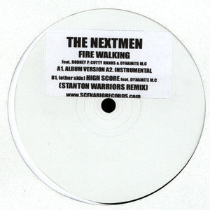 The Nextmen : Fire Walking (12", Promo, Sti)