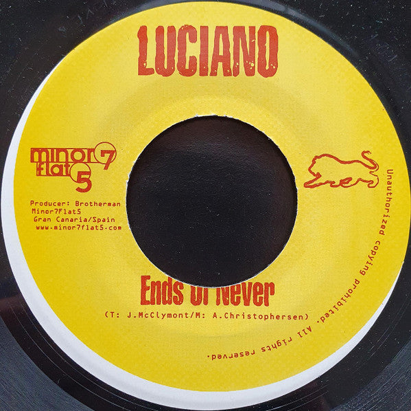 Luciano  - Ends Of Never (7")