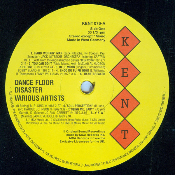 Various - Dance Floor Disaster (LP, Comp, Mono)