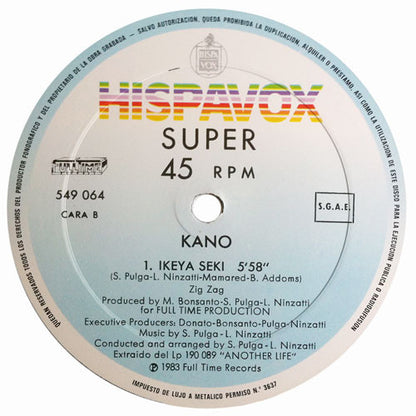 Kano - I Need Love / Ikeya Seki (12", Maxi)