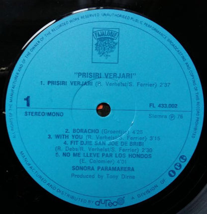 Sonora Paramarera - Prisiri Verjari (LP, Album)