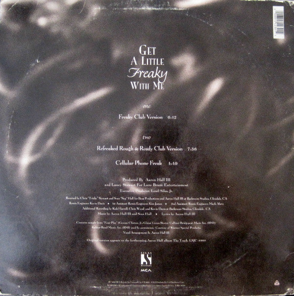Aaron Hall : Get A Little Freaky With Me (12")