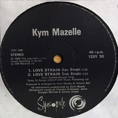 Kym Mazelle : Love Strain (12")