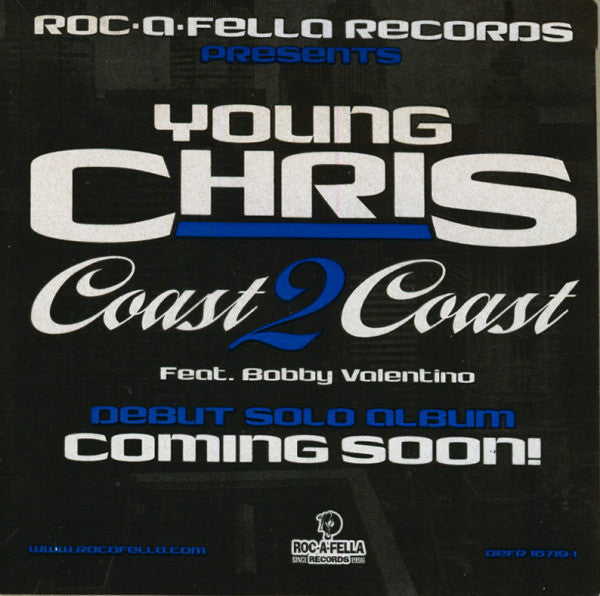 Young Chris Feat. Bobby Valentino  - Coast 2 Coast (12", Promo)