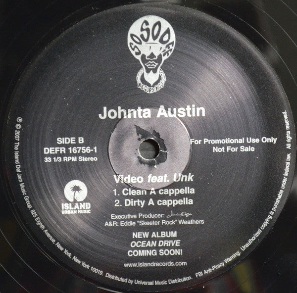 Johnta Austin Feat. Unk* : Video (12", Promo)