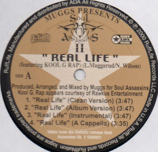 DJ Muggs, The Soul Assassins : Real Life (12")