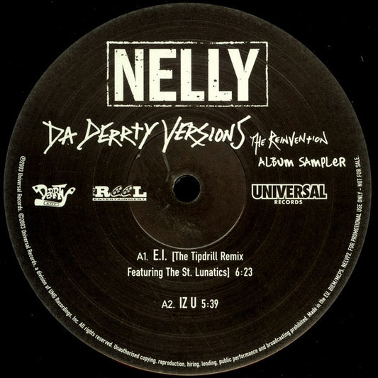 Nelly : Da Derrty Versions (The Reinvention) (Album Sampler) (12", Promo, Smplr)