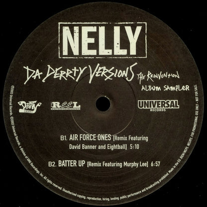 Nelly : Da Derrty Versions (The Reinvention) (Album Sampler) (12", Promo, Smplr)