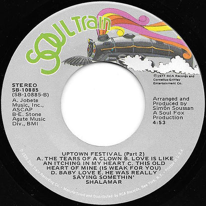 Shalamar : Uptown Festival (7", Single)