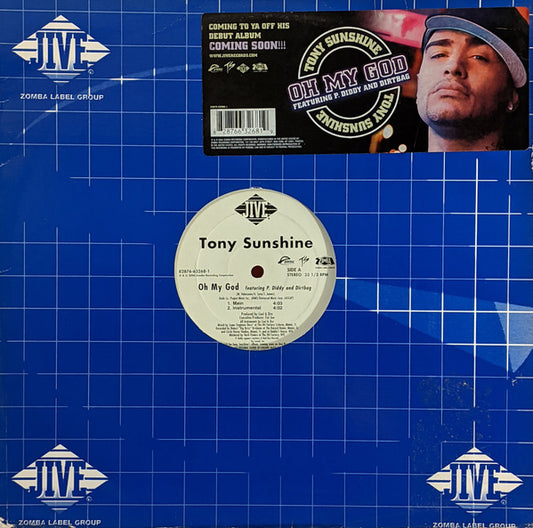 Tony Sunshine : Oh My God (12", Single)