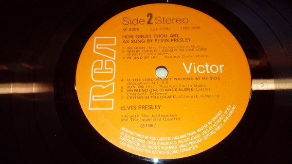 Elvis Presley : How Great Thou Art (LP, Album)