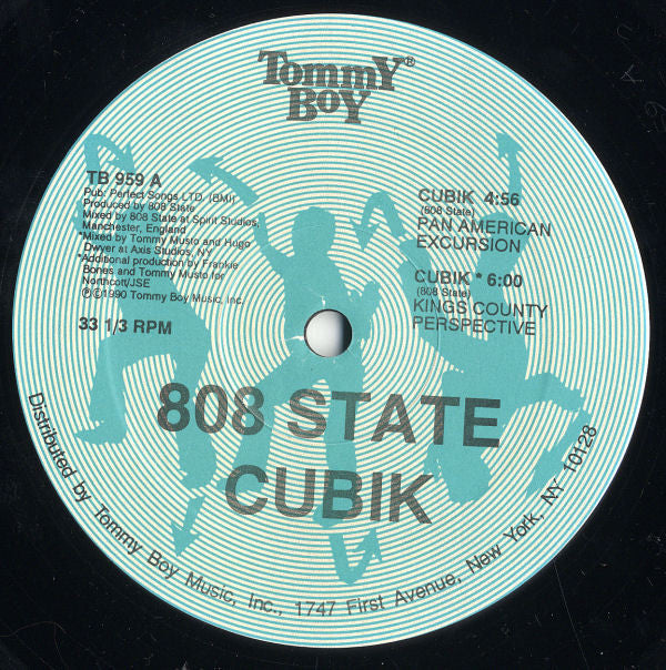 808 State - Cubik (12", Lab)