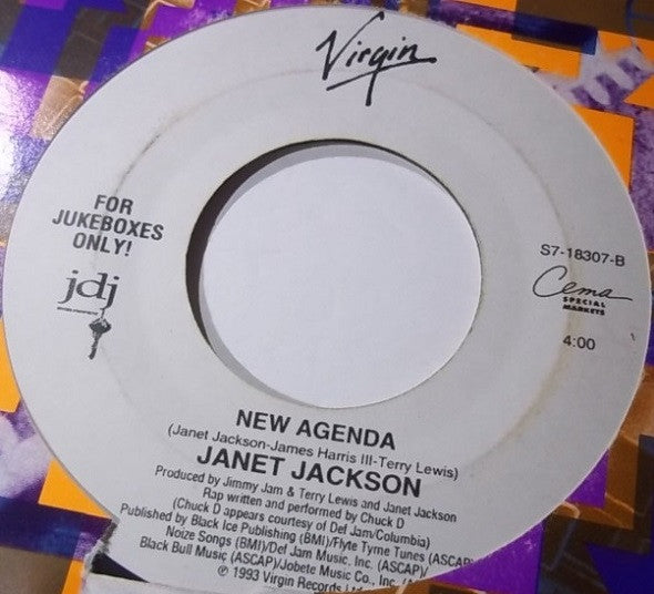 Janet Jackson : You Want This (7", S/Edition, Juk)