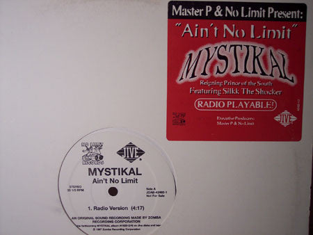 Mystikal - Ain't No Limit (12", Promo)