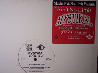 Mystikal - Ain't No Limit (12", Promo)