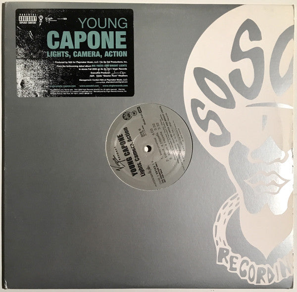 Young Capone - Lights, Camera, Action (12", Promo)