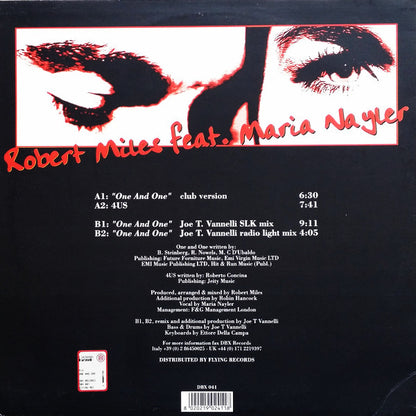 Robert Miles feat. Maria Nayler - One And One (12")