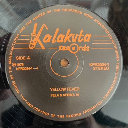Fela Anikulapo Kuti* & Afrika 70* - Yellow Fever (LP, Album, RE)