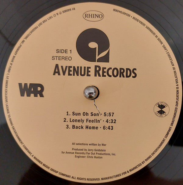War - War (LP, Album, RE)