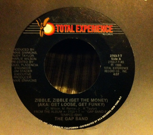 The Gap Band : Zibble Zibble (Get The Money) (7")