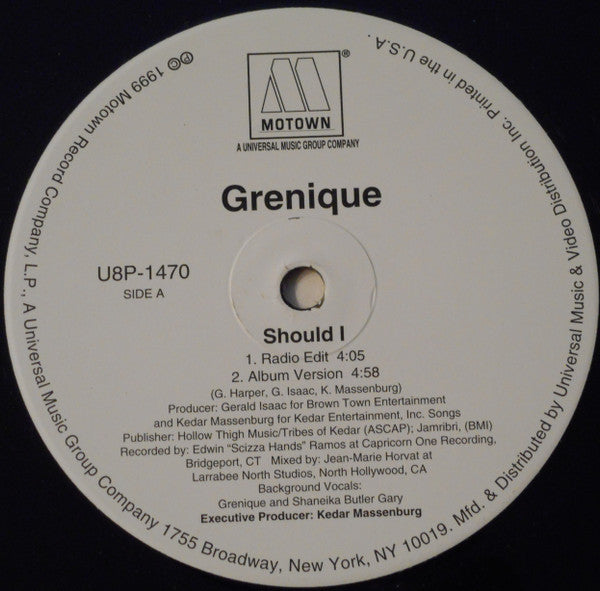Grenique - Should I (12", Single)