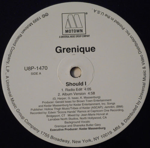 Grenique - Should I (12", Single)