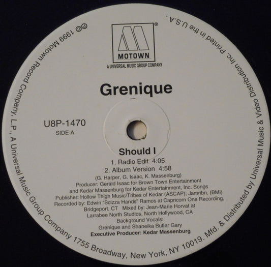 Grenique - Should I (12", Single)
