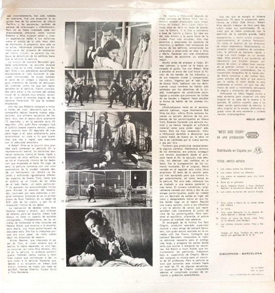 Leonard Bernstein, Stephen Sondheim : Wesy Side Story (LP, Album, Gat)